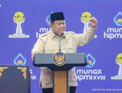 Prabowo Di Dampingi Gubernur Lampung Hadiri Pembukaan Munas HIPMI XVII