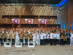 Gubernur Lampung Rahmat Mirzani Djausal yang juga Ketua DPD ABPEDNAS Hadiri Pengukuhan Srikandi DPD Dorong Peran Perempuan Membangun Desa.