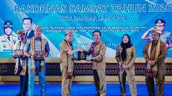 Sekda Lampung Wakili Gubernur Lampung Hadiri Rapat Koordinasi Nasional Samsat Tahun 2026