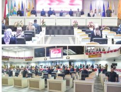 Ketua DPRD Provinsi Lampung Ahmad Giri Akbar Pimpin Rapat Paripurna Lanjutan Raperda Tentang Pertanggungjawaban Pelaksanaan APBD 2025