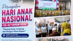 Ketua IKAD Provinsi Lampung Hadiri Peringatan Hari Anak Nasional 2026