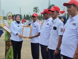 *Dalam Rangka Semarak HUT PMI ke 81Th, Purnama Wulan Sari Mirza Perkuat Gerakan Kemanusiaan di Lampung*