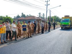 *Gubernur Mirza Tinjau Langsung Progres Penanganan dan Perbaikan Infrastruktur Jalan, Tekan Biaya Logistik dan Buka Akses Ekonomi Lampung Utara*