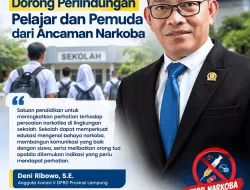 DPRD Lampung Dukung Penuh Perlindungan Pelajar dan Pemuda dari Ancaman Bahaya Narkoba
