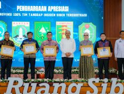 Pemprov Lampung Raih Apresiasi Nasional dari BSSN Keamanan Siber