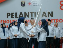 Ketua PMI Lampung Purnama Wulan Sari Mirza Lantik Pengurus PMI Kota Metro Masa Bakti Periode 2026-2031