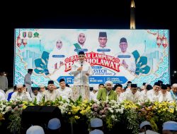 *Gema Sholawat Akbar, Gubernur Mirza Ajak Masyarakat Perkuat Persatuan dan Doakan Kemajuan Lampung*