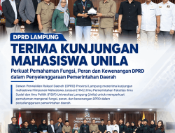 Bahas Fungsi dan Kewenangan DPRD Lampung Terima Kunjungan Mahasiswa Ilmu Pemerintahan Unila